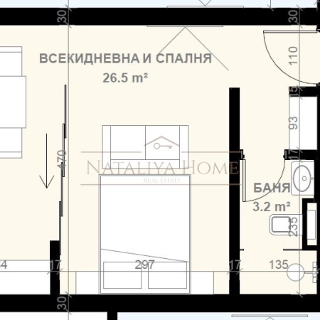 Едностаен апартамент с веранда до ключ в новострояща се луксозна сграда в гр.Свети Влас - снимка 1