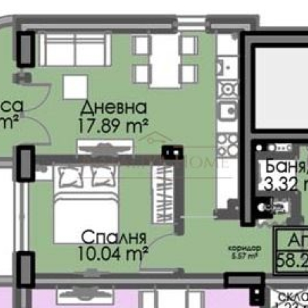 Двустаен апартамент в модерен жилищен комплекс в жк.Мадика, гр.Бургас - снимка 1