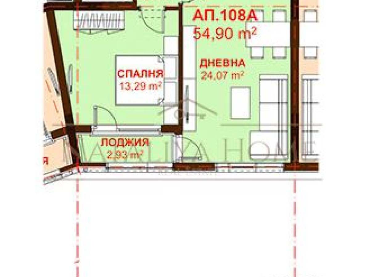 Двустаен апартамент в новопостроена модерна жилищна сграда в кв.Сарафово - снимка 4