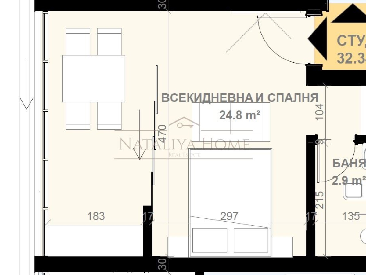 Едностаен апартамент до ключ в новострояща се луксозна сграда в гр. Свети Влас - снимка 1