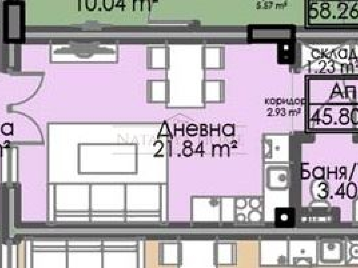 Едностаен апартамент в модерен жилищен комплекс в жк.Мадика, гр.Бургас - снимка 1