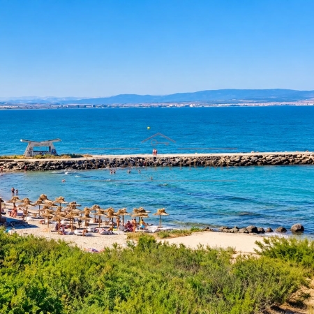 Двустаен апартамент с панорама море в Стария Град, гр.Поморие  - снимка 4
